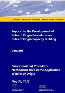 Rules Of Origin Compendium